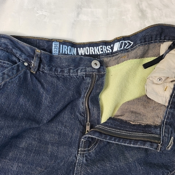 Iron Workers Reinforced Jeans. Double Knee. 40x31 - Picture 11 of 13